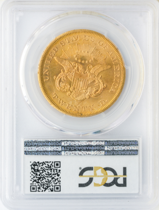 1854-S $20 Liberty PCGS MS64 CAC