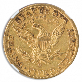 1894-O $5 Liberty NGC AU55 CAC 1894-O $5 Liberty NGC AU55 CAC