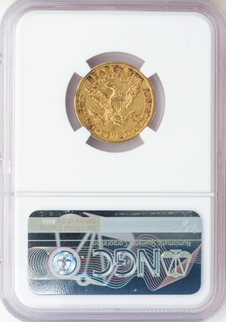 1894-O $5 Liberty NGC AU55 CAC 1894-O $5 Liberty NGC AU55 CAC