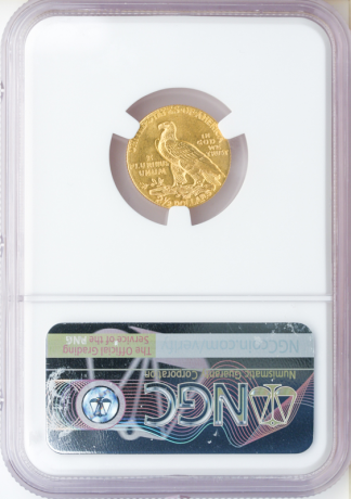 1909 $2 1/2 Indian NGC MS63 CAC 1909 $2 1/2 Indian NGC MS63 CAC