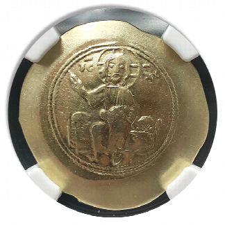 Byzantine Empire Nicephorus Christ Nomisma Cupped NGC Ch VF