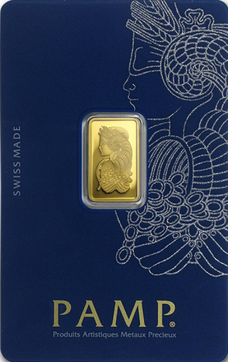 2.5 Gram Pamp Suisse Gold Bar