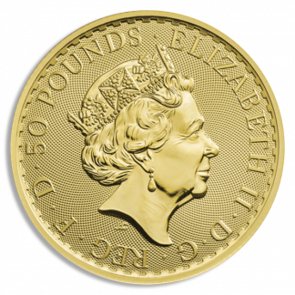 2022 1/2 oz. British Gold Britannia (BU)