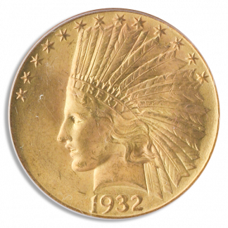 1932 $10 Indian PCGS MS64 CAC 1932 $10 Indian PCGS MS64 CAC