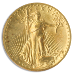 1907 $20 Saint Gaudens High Relief PCGS MS63 CAC