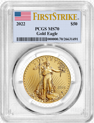 2022 1 oz. American Gold Eagle PCGS First Strike