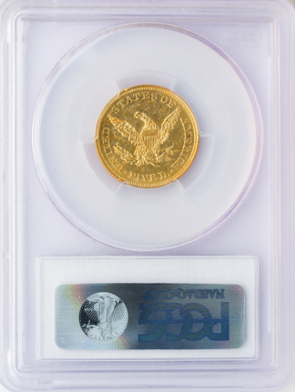 1862 $5 Liberty PCGS MS60