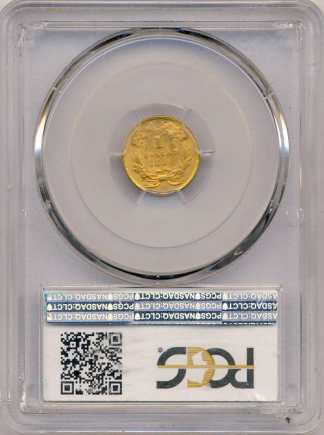 1854 $1 Gold Type II PCGS MS65 CAC + 1854 $1 Gold Type II PCGS MS65 CAC +