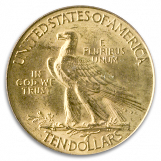 $10 Indian MS63 Certified (Dates/ Types Vary)