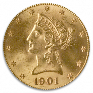 $10 Liberty Certified MS64 CAC