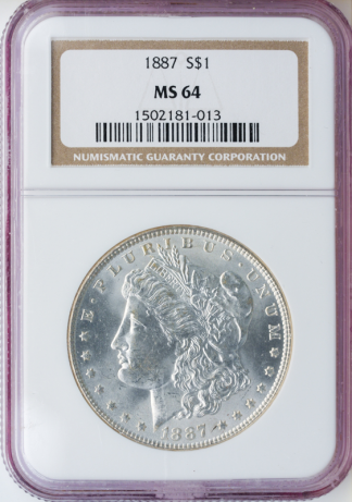 $1 Morgan MS64 Certified (Dates/Types Vary)
