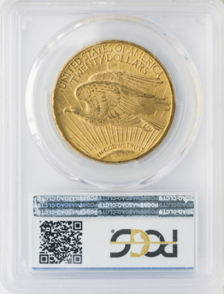 1911 $20 Saint Gaudens PCGS MS63