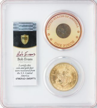1857 $20 Liberty SSCA POD PCGS MS62 CAC + 1857 $20 Liberty SSCA POD PCGS MS62 CAC +