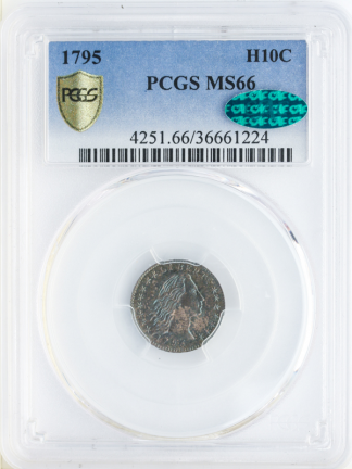 1795 Flowing Hair Half Dime PCGS MS66 CAC