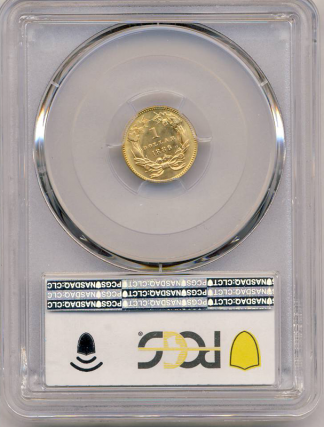 1886 $1 Gold Type 3 PCGS MS67 CAC 1886 $1 Gold Type 3 PCGS MS67 CAC