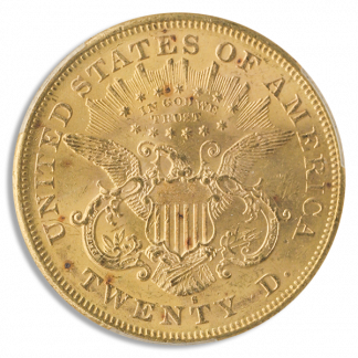1876-S $20 Liberty PCGS MS63 CAC 1876-S $20 Liberty PCGS MS63 CAC