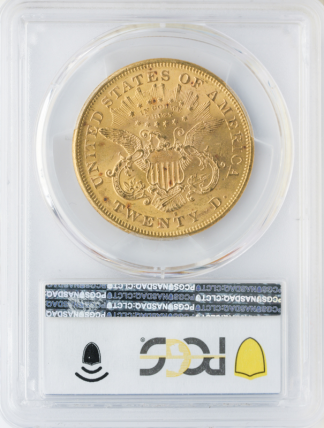 1876-S $20 Liberty PCGS MS63 CAC 1876-S $20 Liberty PCGS MS63 CAC