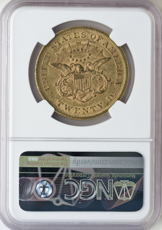 1863 $20 Liberty NGC AU58 CAC 1863 $20 Liberty NGC AU58 CAC