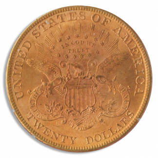 1899 $20 Liberty PCGS MS63 CAC