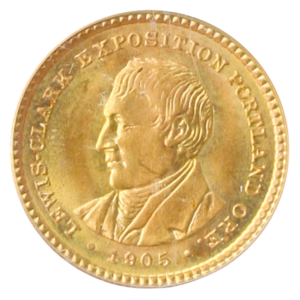 1905 Lewis and Clark Gold Commemorative $1 PCGS MS65 CAC