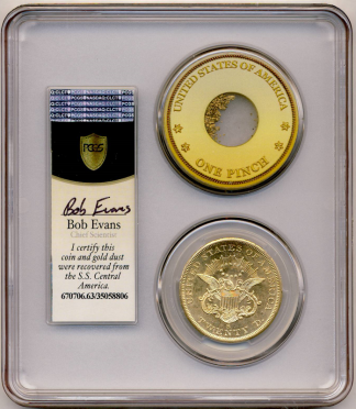 1856-S $20 Liberty SSCA Pinch Of Dust AU58 CAC 1856-S $20 Liberty SSCA Pinch Of Dust AU58 CAC