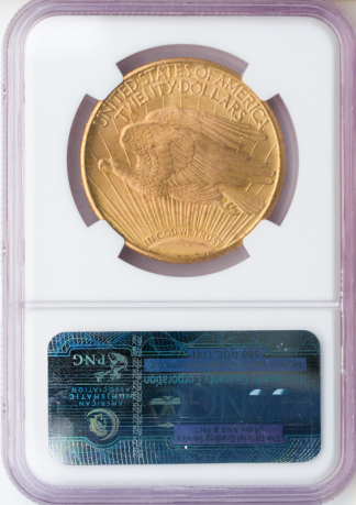 1908-S $20 Saint Gaudens NGC MS65 CAC 1908-S $20 Saint Gaudens NGC MS65 CAC