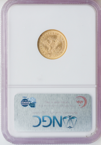 1878 $2 1/2 Liberty NGC MS63