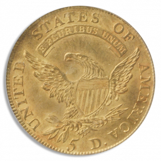 1810 $5 Capped Bust Small Date Large 5 PCGS MS62 CAC 1810 $5 Capped Bust Small Date Large 5 PCGS MS62 CAC