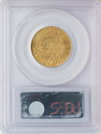 1810 $5 Capped Bust Small Date Large 5 PCGS MS62 CAC