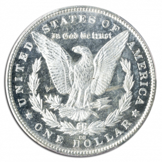1890-CC Morgan $1 PCGS MS64 DMPL CAC 1890-CC Morgan $1 PCGS MS64 DMPL CAC