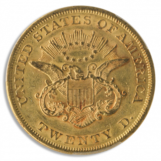 1864 $20 Liberty PCGS AU58 CAC 1864 $20 Liberty PCGS AU58 CAC