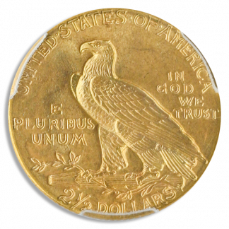 1909 $2 1/2 Indian PCGS MS64 CAC 1909 $2 1/2 Indian PCGS MS64 CAC