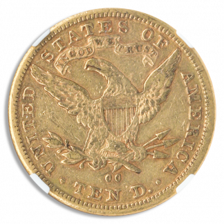 1883-CC $10 Liberty NGC XF45 CAC 1883-CC $10 Liberty NGC XF45 CAC