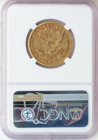 1883-CC $10 Liberty NGC XF45 CAC 1883-CC $10 Liberty NGC XF45 CAC