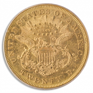 1871-S $20 Liberty PCGS MS61 CAC 1871-S $20 Liberty PCGS MS61 CAC
