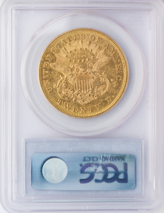 1871-S $20 Liberty PCGS MS61 CAC 1871-S $20 Liberty PCGS MS61 CAC