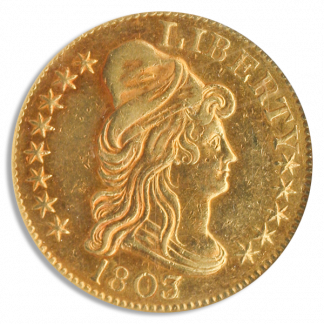1803/2 $5 Capped Bust NGC AU58 CAC 1803/2 $5 Capped Bust NGC AU58 CAC
