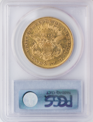 1872-S $20 Liberty PCGS MS60