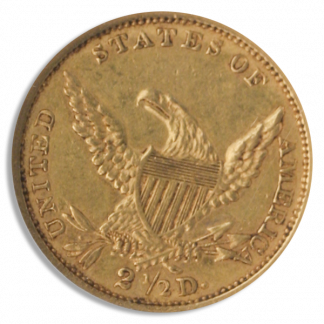 1834 $2.50 Classic NGC AU53 CAC 1834 $2.50 Classic NGC AU53 CAC