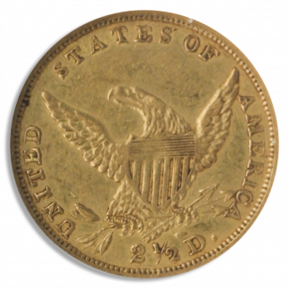 1836 $2.50 Classic Script 8 NGC XF45 CAC 1836 $2.50 Classic Script 8 NGC XF45 CAC