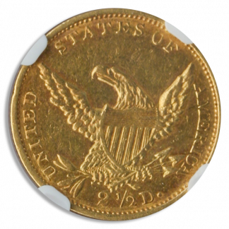 1834 $2 1/2 Classic NGC XF45 CAC 1834 $2 1/2 Classic NGC XF45 CAC