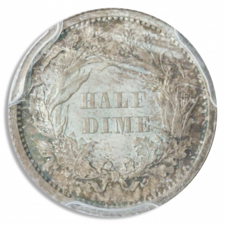 1866 Seated Liberty Half Dime PCGS MS67 CAC