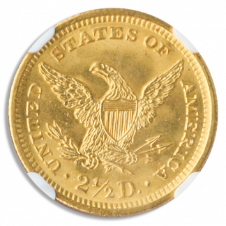 1905 $2 1/2 Liberty NGC MS65 CAC 1905 $2 1/2 Liberty NGC MS65 CAC