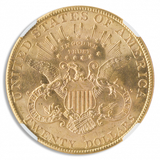 1907-S $20 Liberty NGC MS64 CAC 1907-S $20 Liberty NGC MS64 CAC
