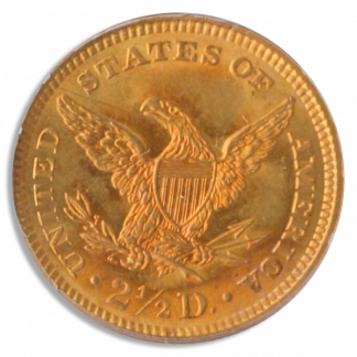 1861 $2.50 Liberty PCGS MS63