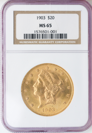 1903 $20 Liberty NGC MS65 1903 $20 Liberty NGC MS65