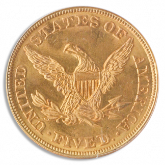 1861 $5 Liberty PCGS MS64 CAC 1861 $5 Liberty PCGS MS64 CAC
