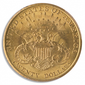 1907 $20 Liberty PCGS MS63 CAC +