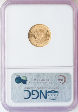 1900 $2.50 Liberty NGC MS66 CAC 1900 $2.50 Liberty NGC MS66 CAC