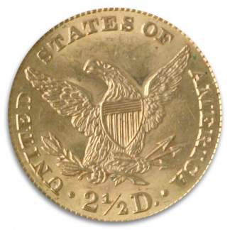$2 1/2 Liberty Certified MS63 CAC (Dates/Types Vary)